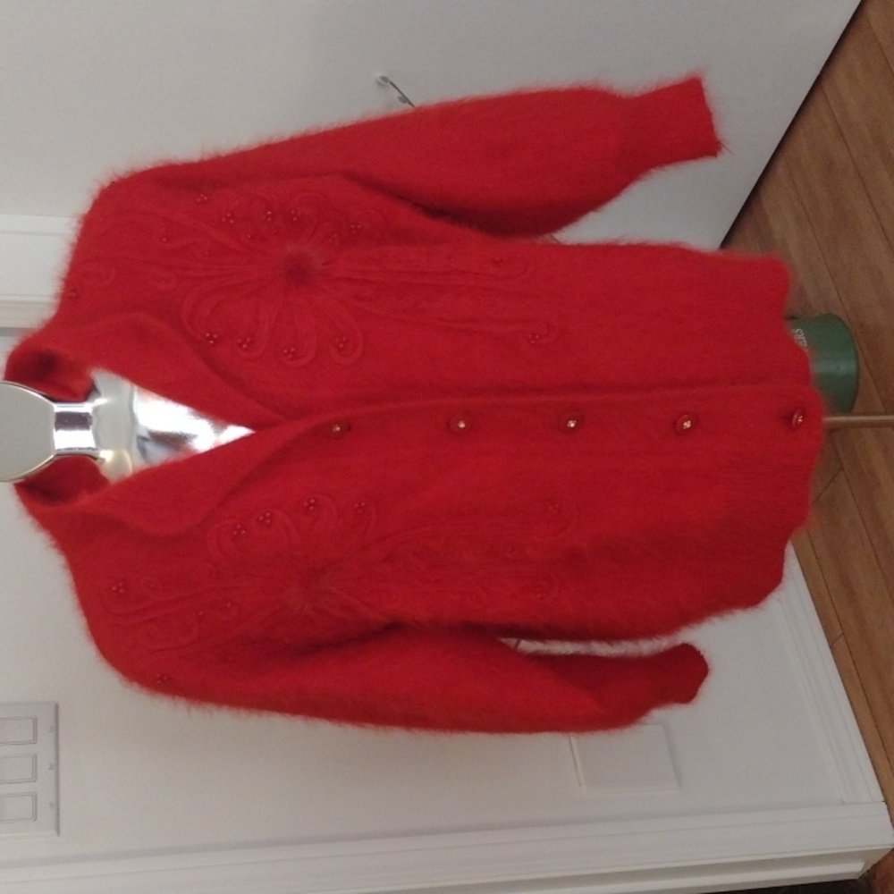 Vintage Angora Sweater ptp 23"